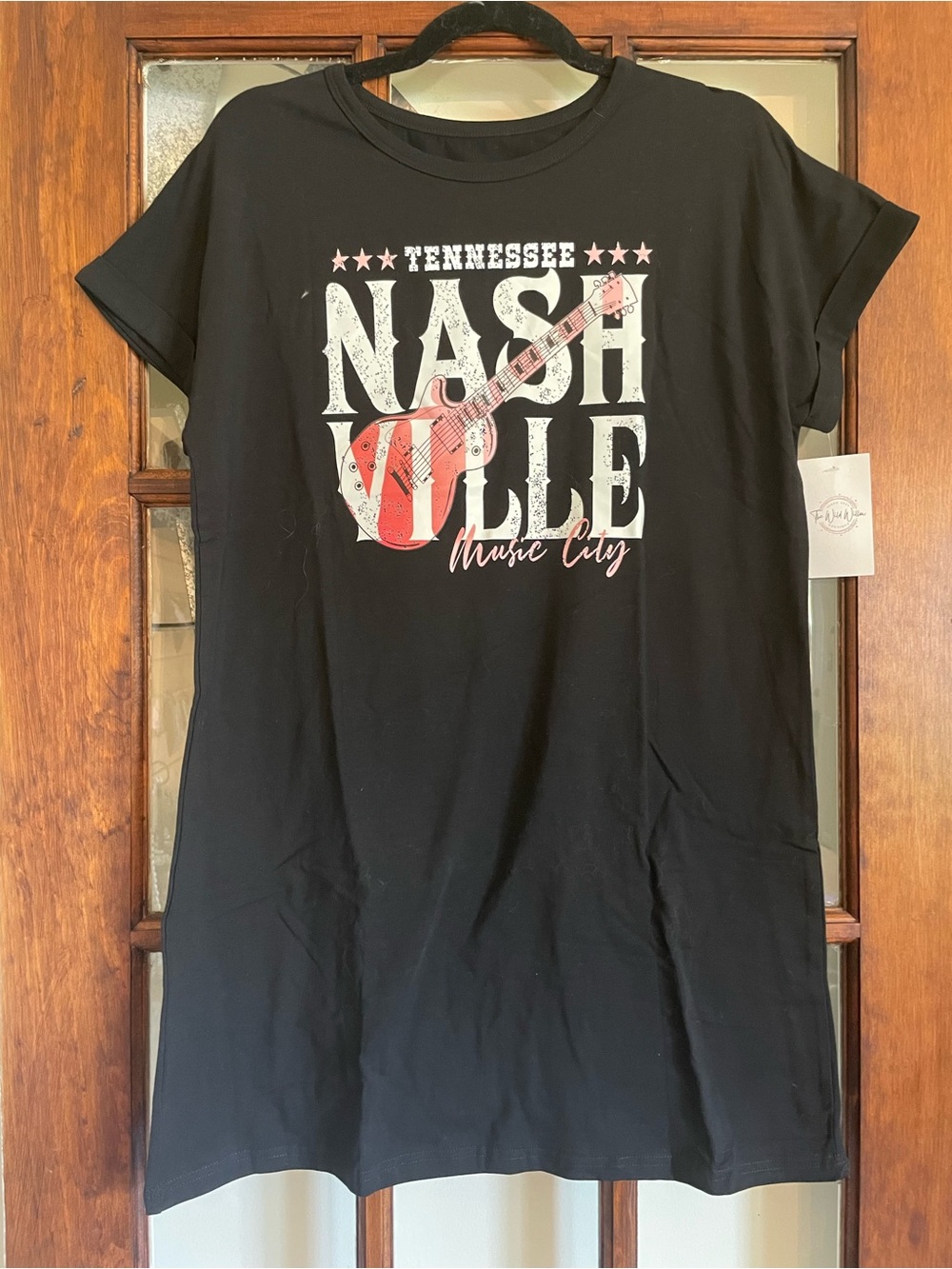 Nashville Music City Black Mini Dress